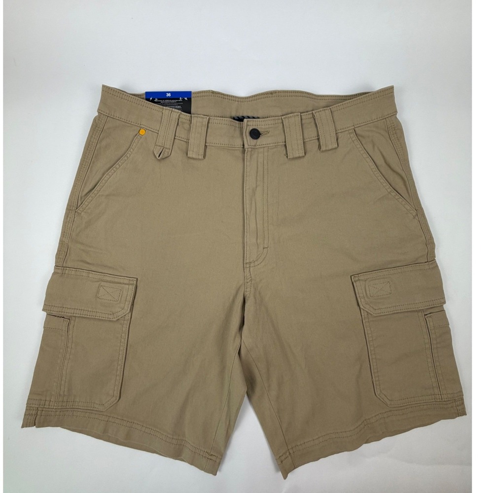 CAT Utility Cargo Shorts – Tan – Size 36 – Brand New